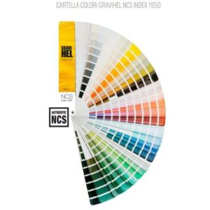 CARTELLA MAZZETTA COLORI NCS INDEX 1950 GRAVIHEL BY HELIOS